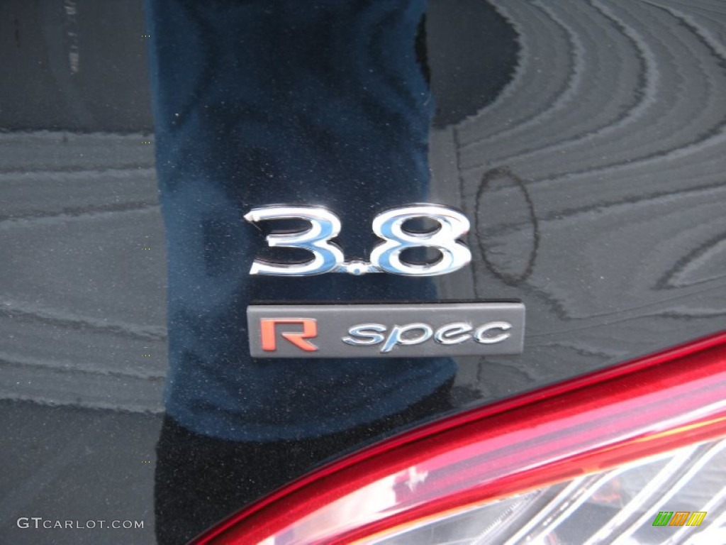 2014 Genesis Coupe 3.8L R-Spec - Caspian Black / R-Spec Black/Red photo #14