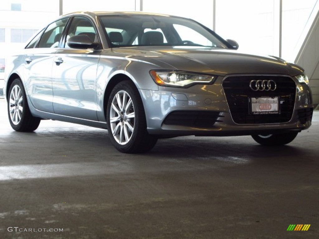 2014 A6 2.0T Sedan - Quartz Gray Metallic / Black photo #1