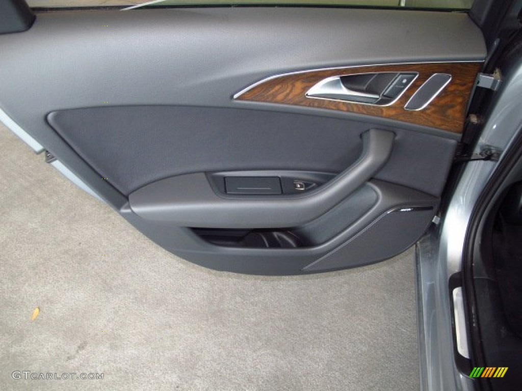 2014 A6 2.0T Sedan - Quartz Gray Metallic / Black photo #12