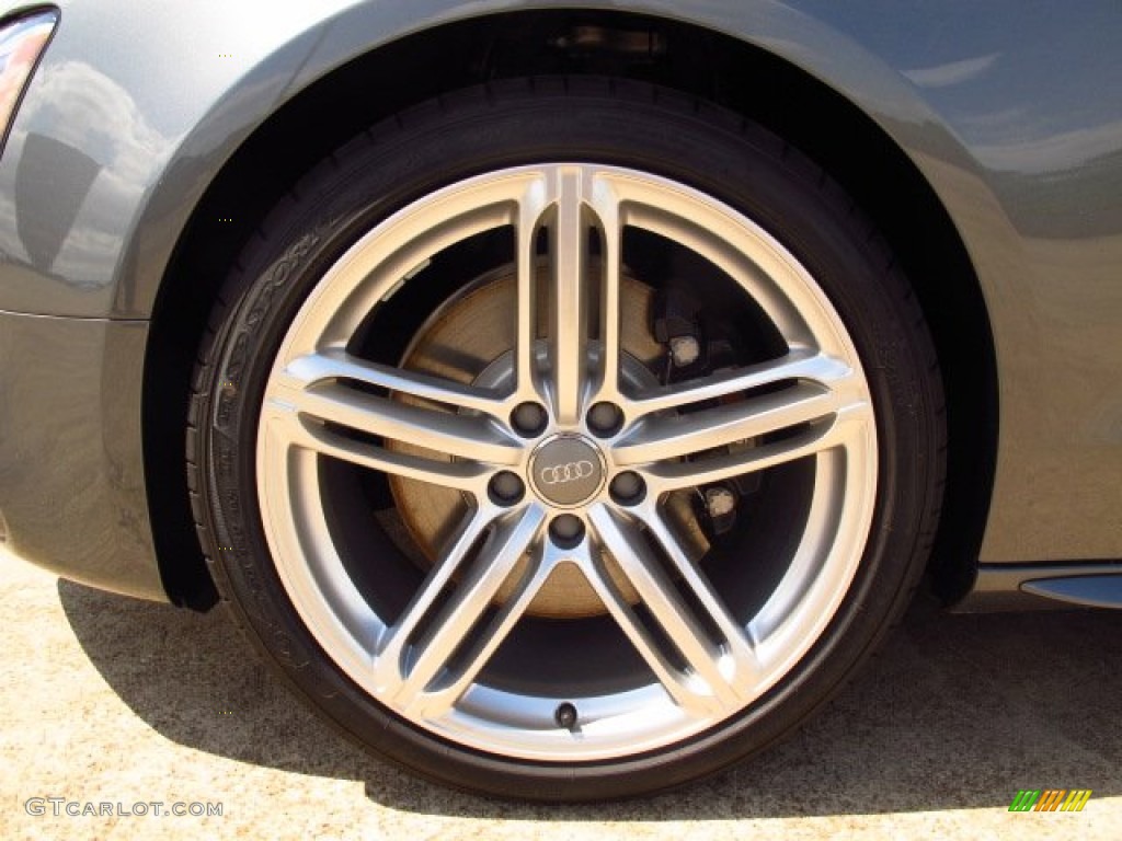 2014 S5 3.0T Premium Plus quattro Cabriolet - Monsoon Gray Metallic / Black photo #7