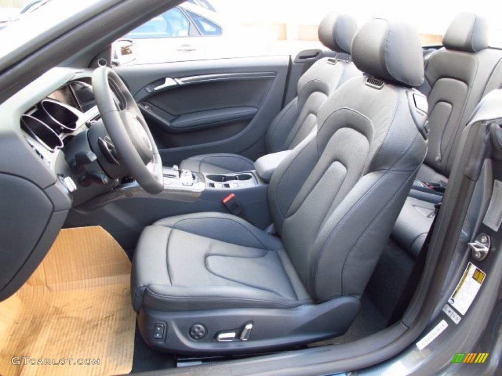 2014 Audi S5 3.0T Premium Plus quattro Cabriolet Front Seat Photo #93664378
