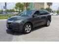 2014 Graphite Luster Metallic Acura MDX   photo #3