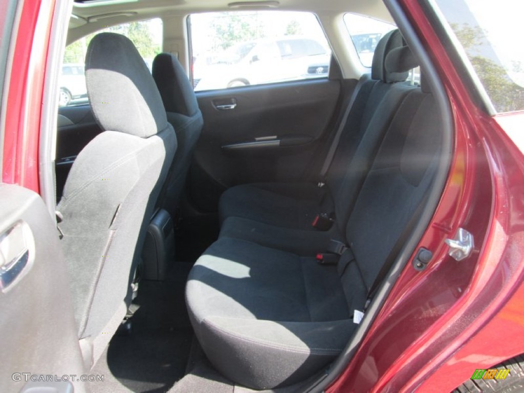 2011 Impreza 2.5i Premium Wagon - Camellia Red Pearl / Carbon Black photo #21