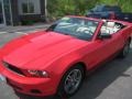 2010 Torch Red Ford Mustang V6 Premium Convertible  photo #8