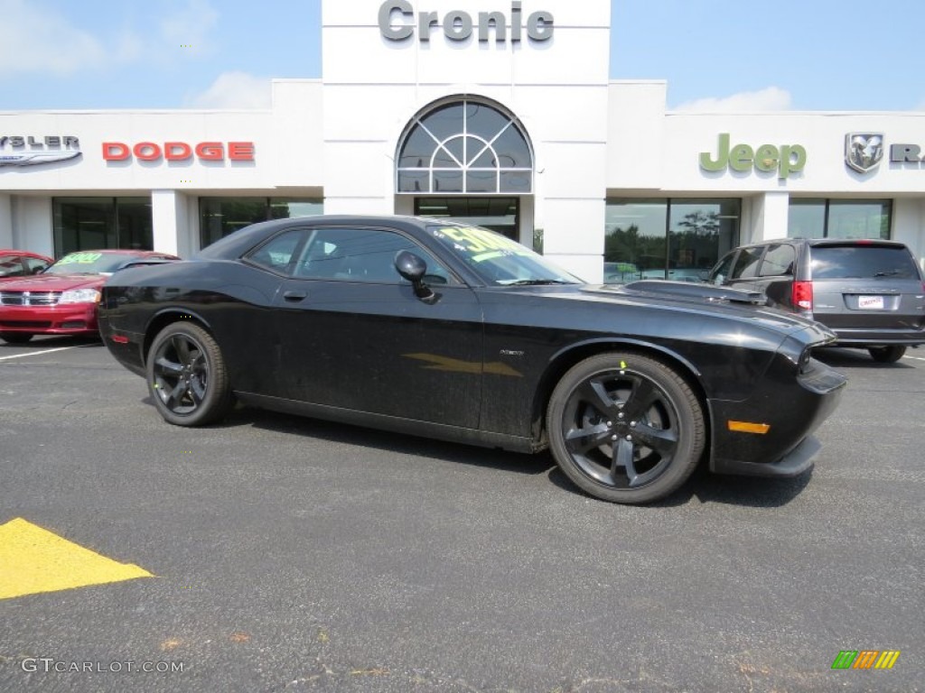 2014 Challenger R/T Blacktop - Black / Dark Slate Gray photo #1