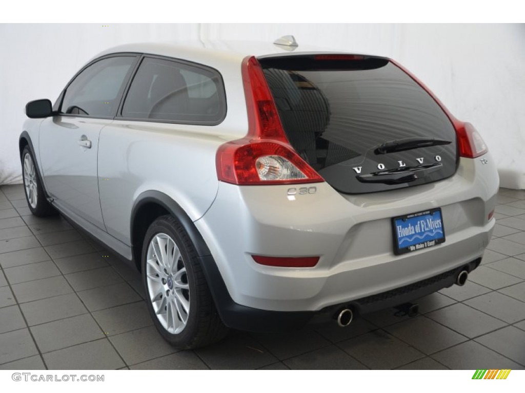 2012 C30 T5 - Silver Metallic / Off Black/Blonde photo #6