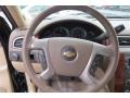 Light Cashmere/Dark Cashmere 2014 Chevrolet Suburban LT Steering Wheel
