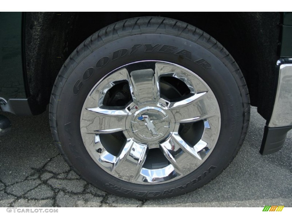 2014 Silverado 1500 LTZ Crew Cab 4x4 - Rainforest Green Metallic / Cocoa/Dune photo #20
