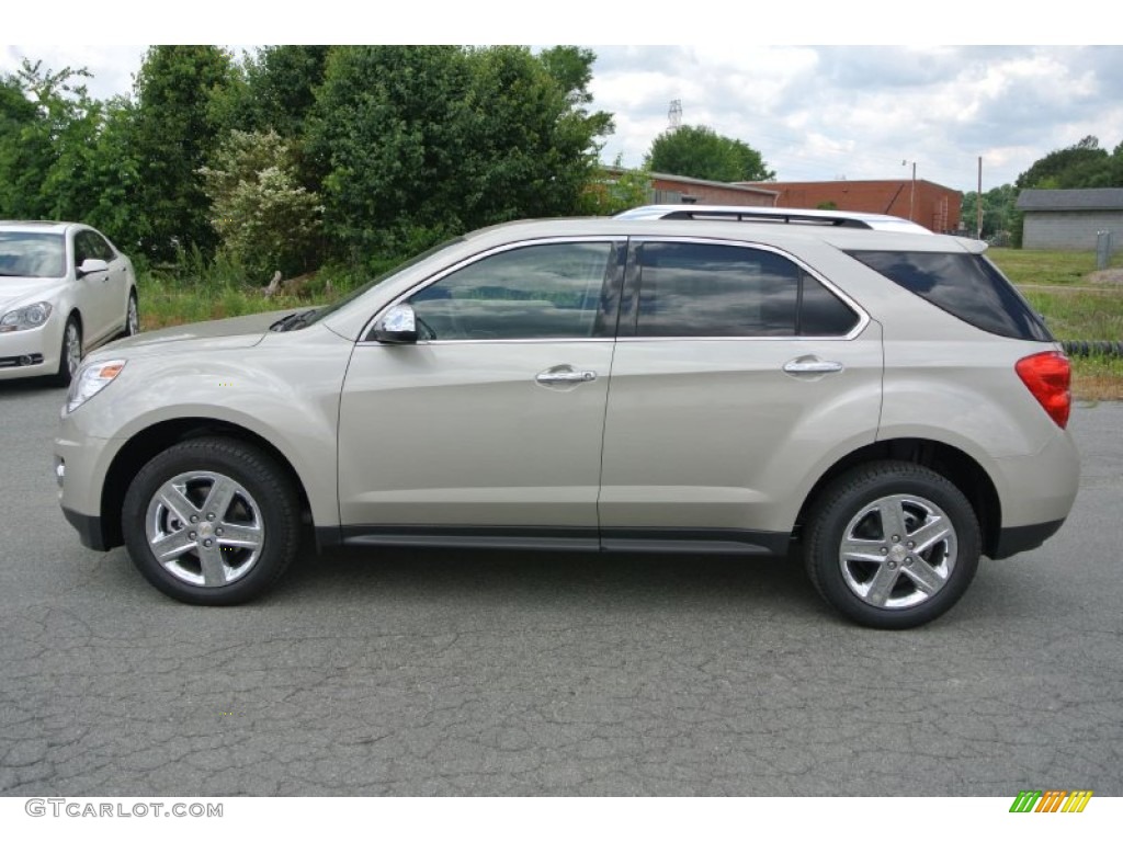 Champagne Silver Metallic 2014 Chevrolet Equinox LTZ Exterior Photo #93671618