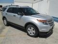 2014 Ingot Silver Ford Explorer FWD  photo #1