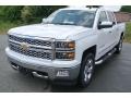 2014 Summit White Chevrolet Silverado 1500 LTZ Crew Cab 4x4  photo #2