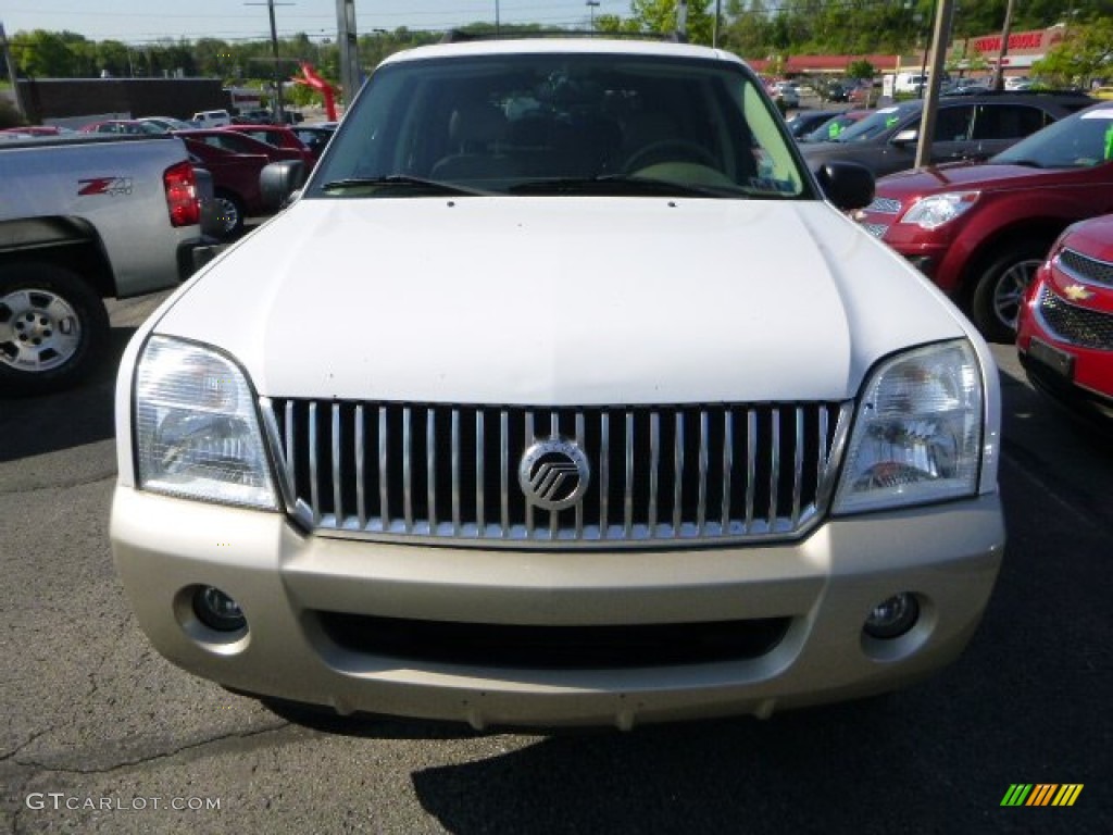 2005 Mountaineer V6 AWD - Oxford White / Medium Dark Parchment photo #6