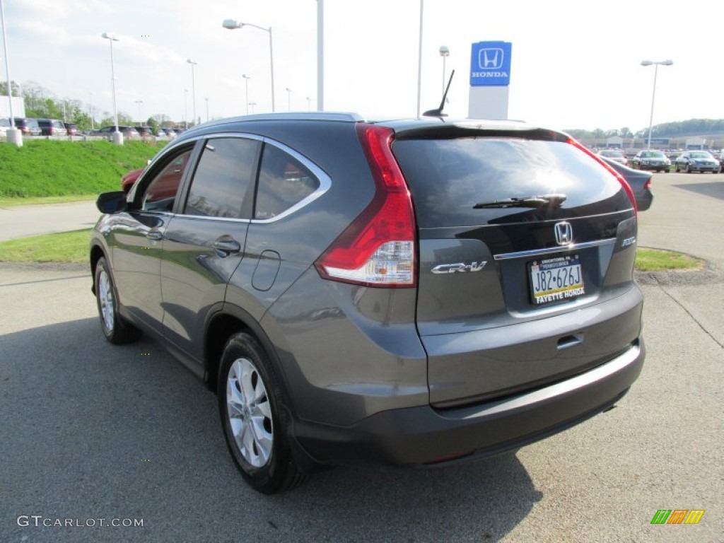 2012 CR-V EX-L 4WD - Polished Metal Metallic / Gray photo #17