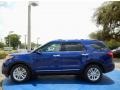 2014 Deep Impact Blue Ford Explorer XLT  photo #2