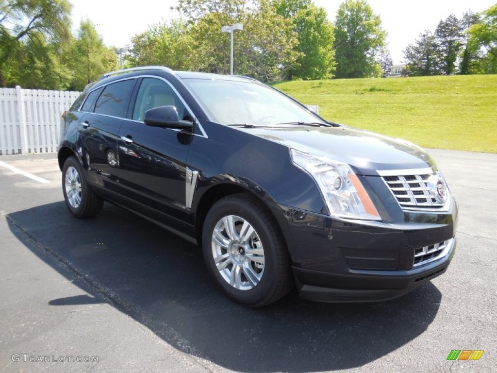 2014 SRX Luxury - Sapphire Blue Metallic / Shale/Brownstone photo #3