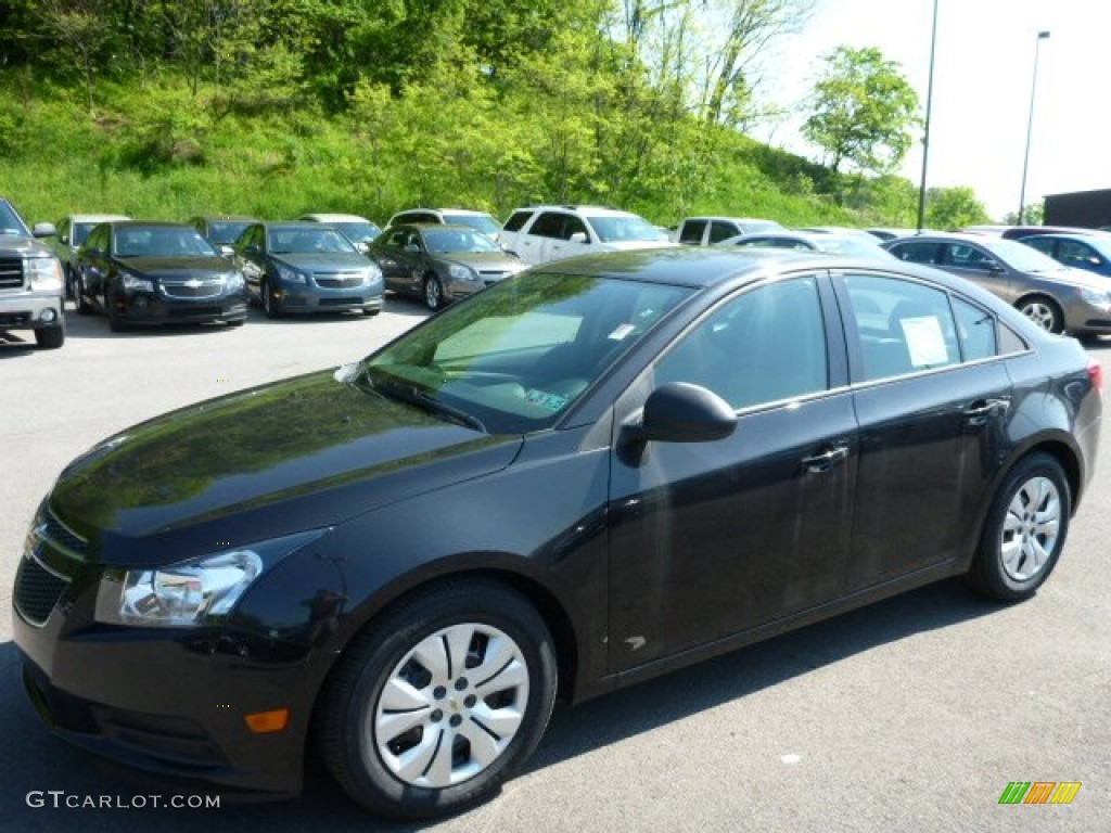 2014 Cruze LS - Black Granite Metallic / Jet Black/Medium Titanium photo #1