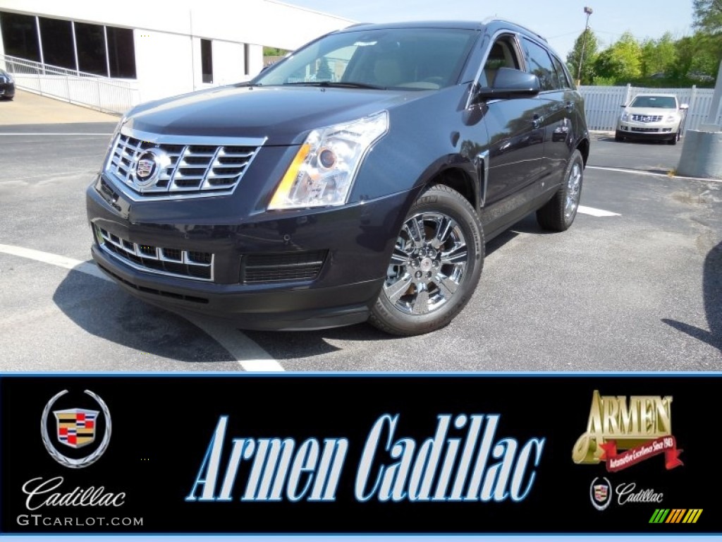 Sapphire Blue Metallic Cadillac SRX