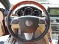 2014 Cadillac CTS Cashmere/Ebony Interior Steering Wheel Photo