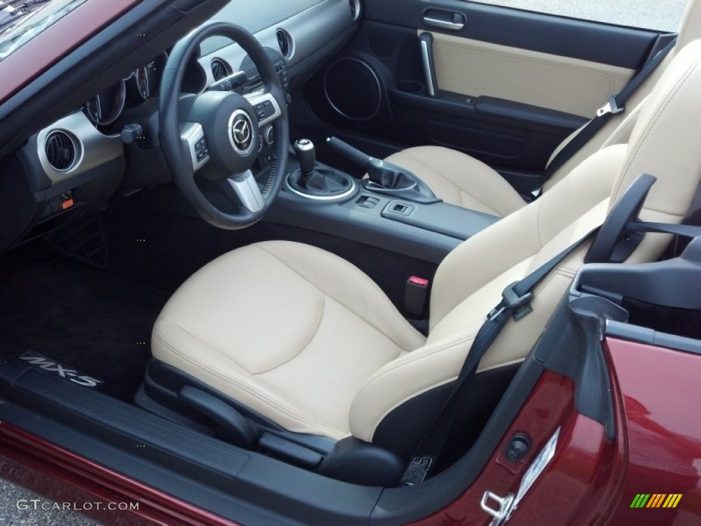 2009 Mazda MX-5 Miata Grand Touring Roadster Interior Color Photos