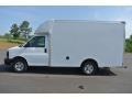 2014 Summit White Chevrolet Express Cutaway 3500 Moving Van  photo #3