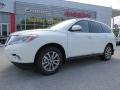 2014 Moonlight White Nissan Pathfinder SL AWD  photo #1