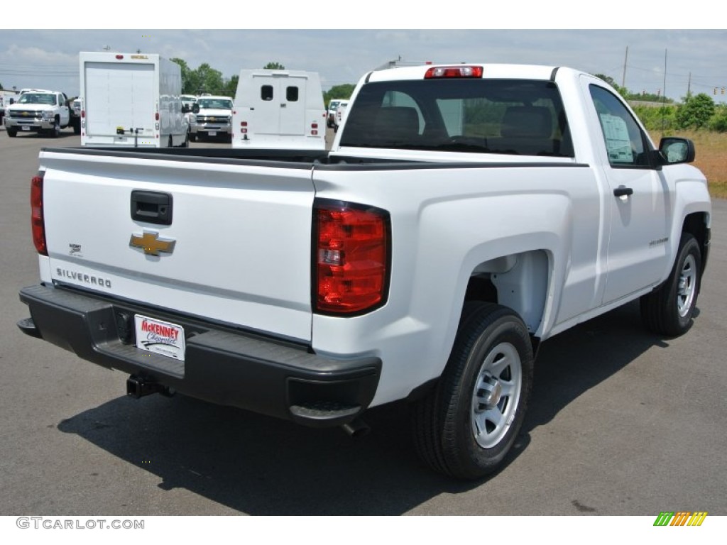 2014 Silverado 1500 WT Regular Cab - Summit White / Jet Black/Dark Ash photo #5