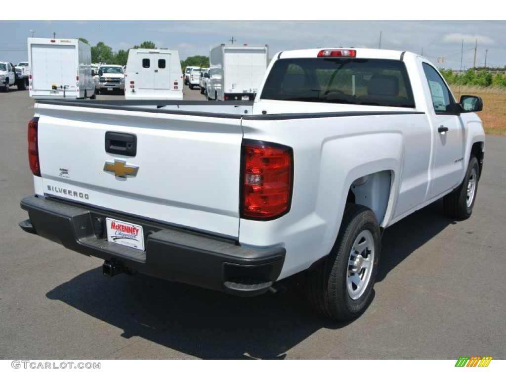 2014 Silverado 1500 WT Regular Cab - Summit White / Jet Black/Dark Ash photo #5