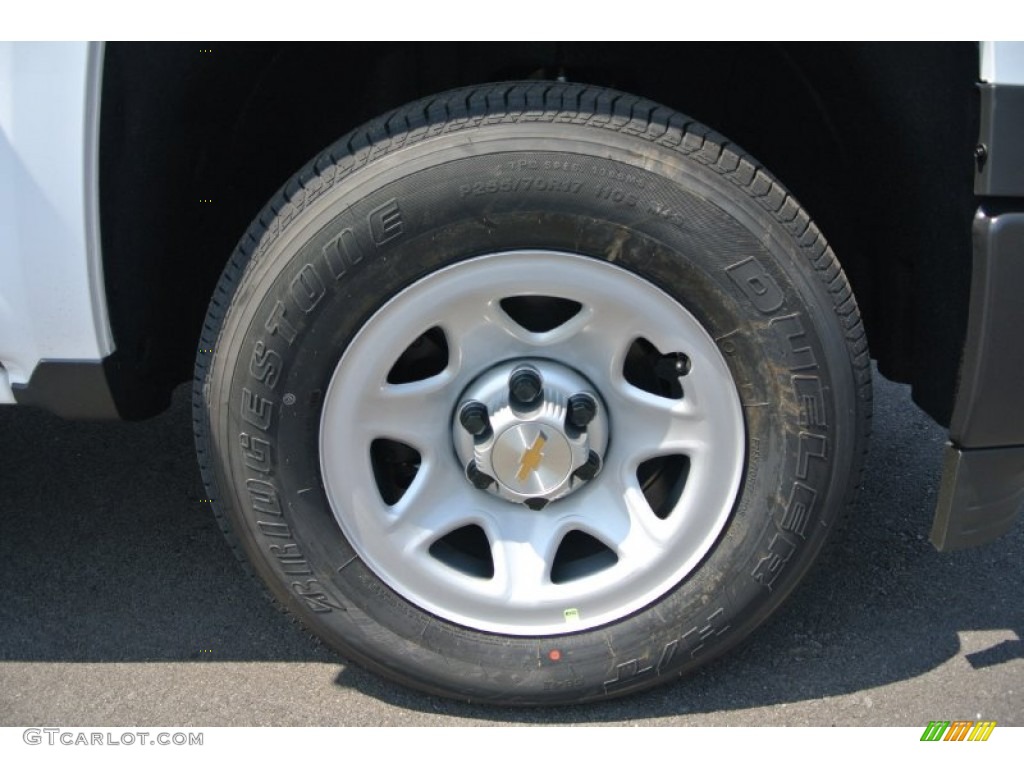 2014 Silverado 1500 WT Regular Cab 4x4 - Summit White / Jet Black/Dark Ash photo #17