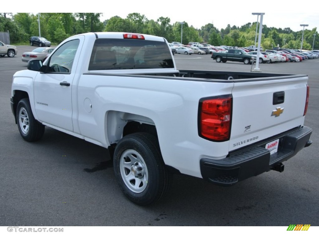 2014 Silverado 1500 WT Regular Cab - Summit White / Jet Black/Dark Ash photo #4