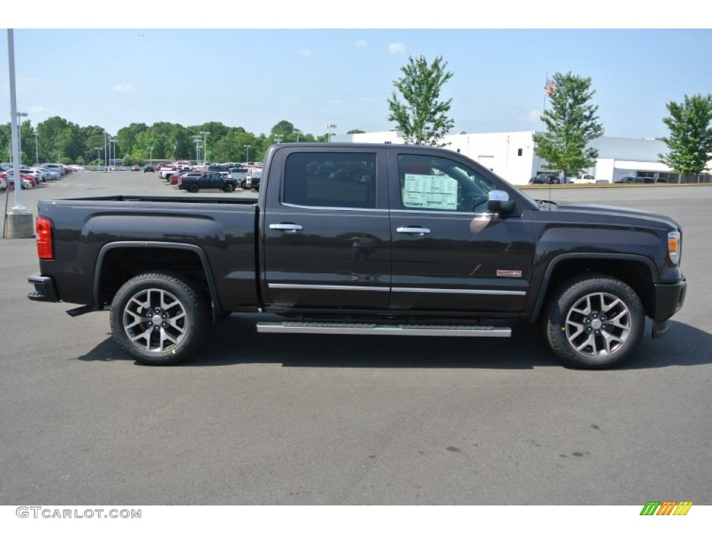 2014 Sierra 1500 SLE Crew Cab 4x4 - Iridium Metallic / Jet Black photo #6