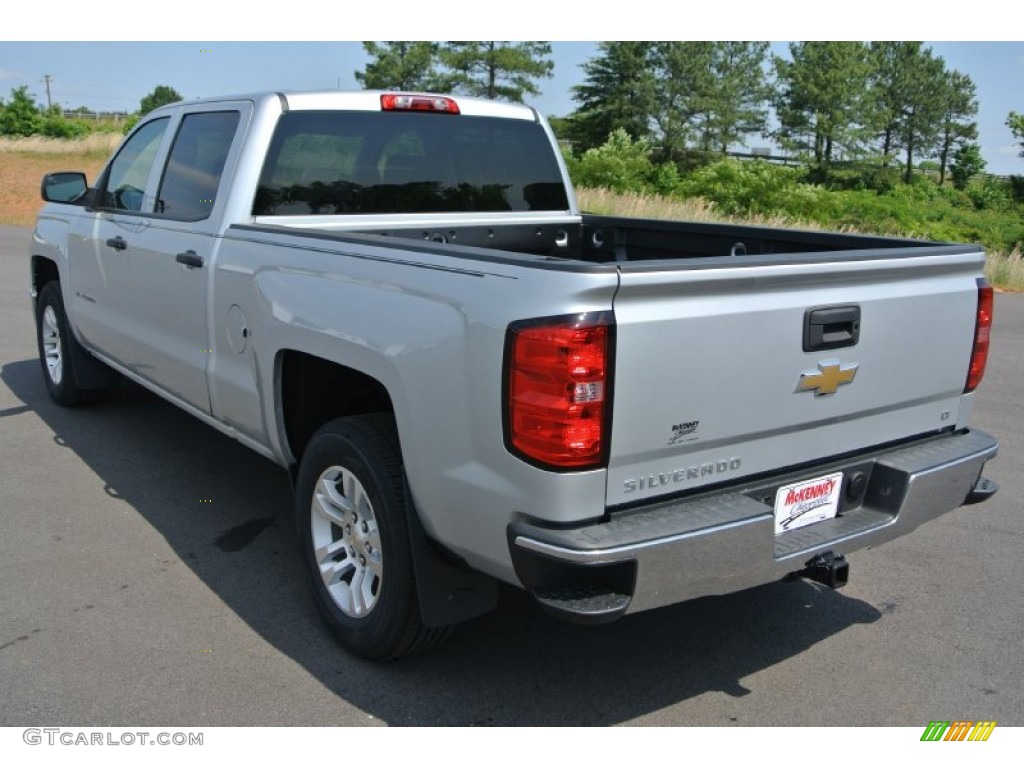 2014 Silverado 1500 LT Crew Cab - Silver Ice Metallic / Jet Black/Dark Ash photo #4