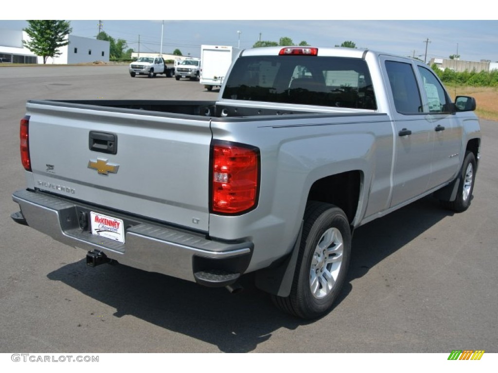 2014 Silverado 1500 LT Crew Cab - Silver Ice Metallic / Jet Black/Dark Ash photo #5