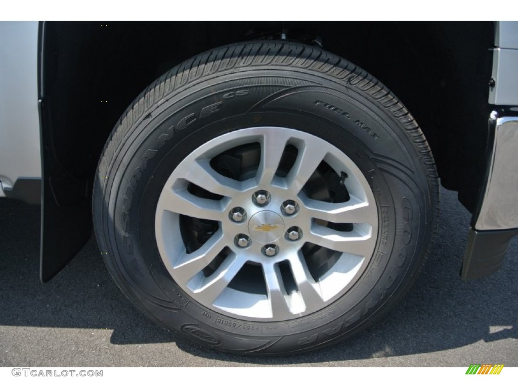 2014 Silverado 1500 LT Crew Cab - Silver Ice Metallic / Jet Black/Dark Ash photo #18