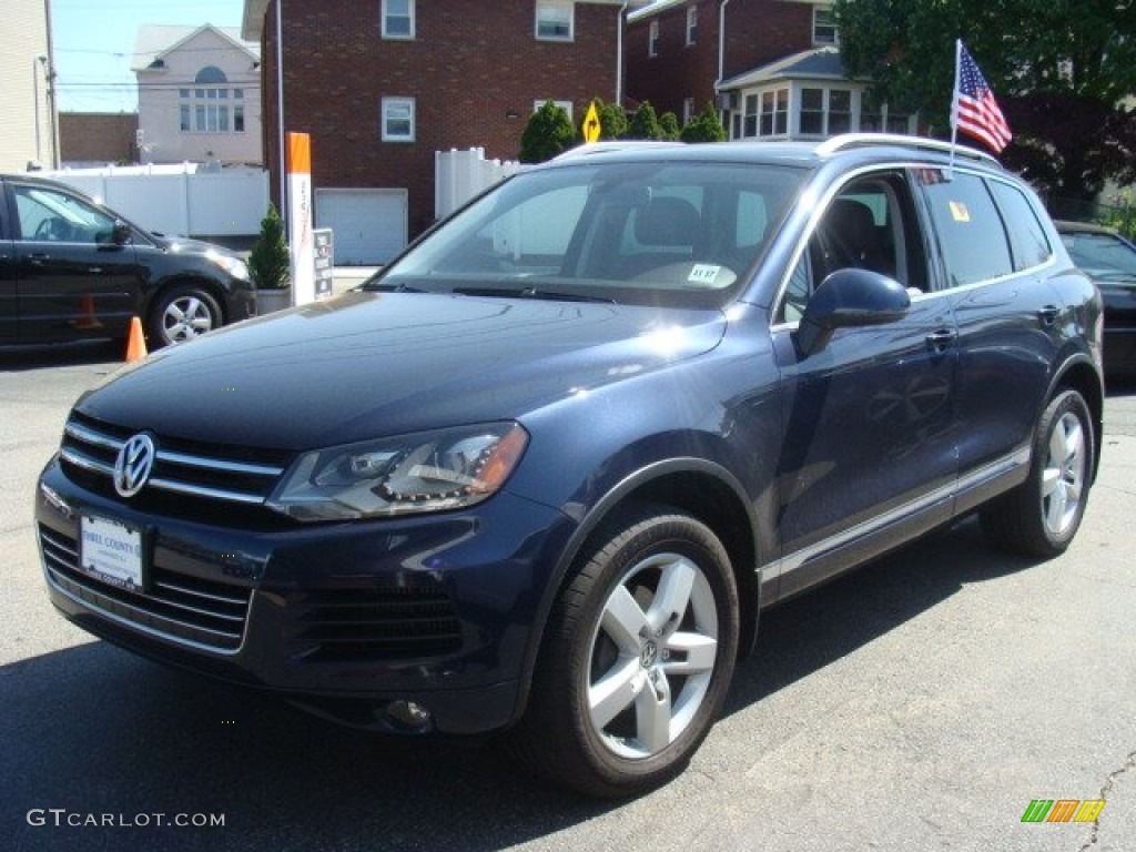 2012 Touareg TDI Lux 4XMotion - Night Blue Metallic / Black Anthracite photo #3