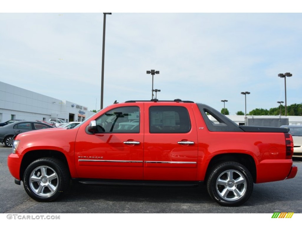 2011 Avalanche LTZ 4x4 - Victory Red / Ebony photo #6