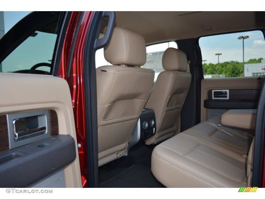 2014 F150 Lariat SuperCrew 4x4 - Ruby Red / Pale Adobe photo #8