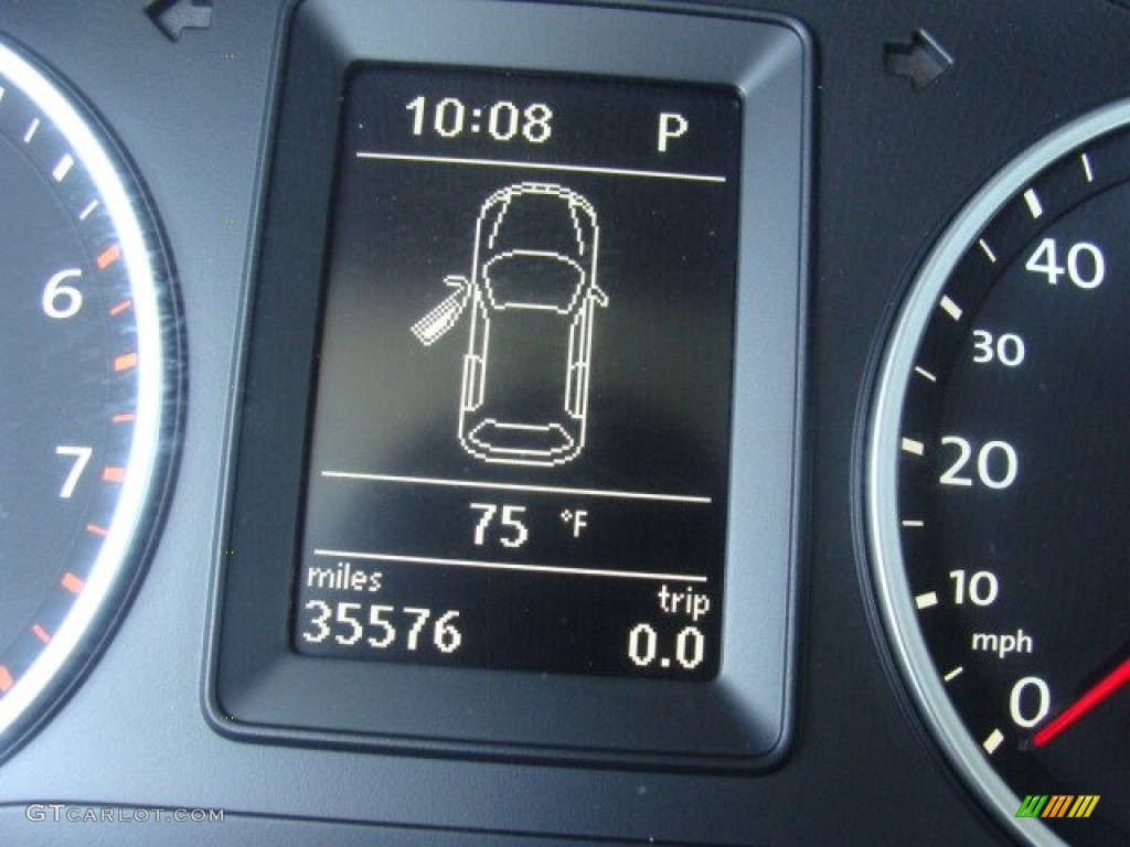 2012 Tiguan S 4Motion - Deep Black Metallic / Black photo #9