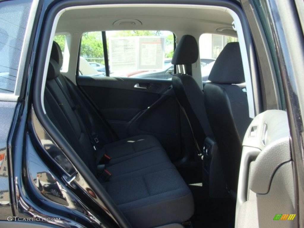 2012 Tiguan S 4Motion - Deep Black Metallic / Black photo #12