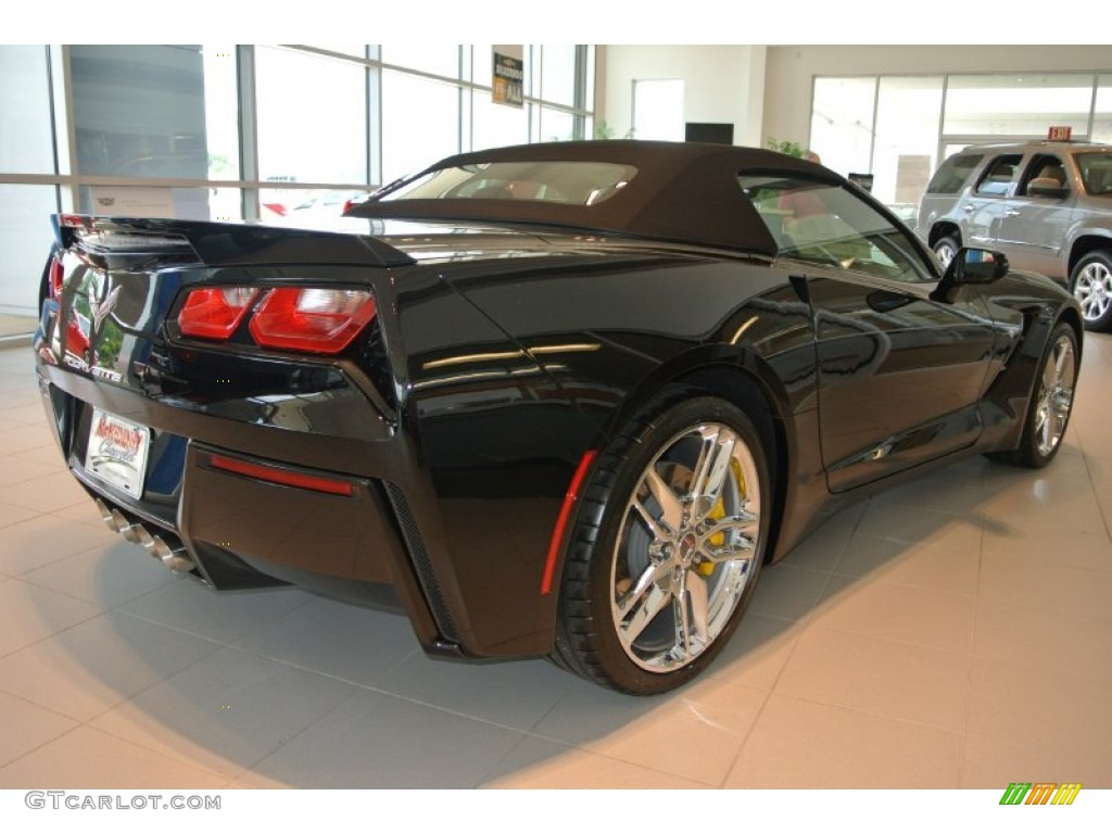 2014 Corvette Stingray Convertible Z51 - Black / Jet Black photo #6