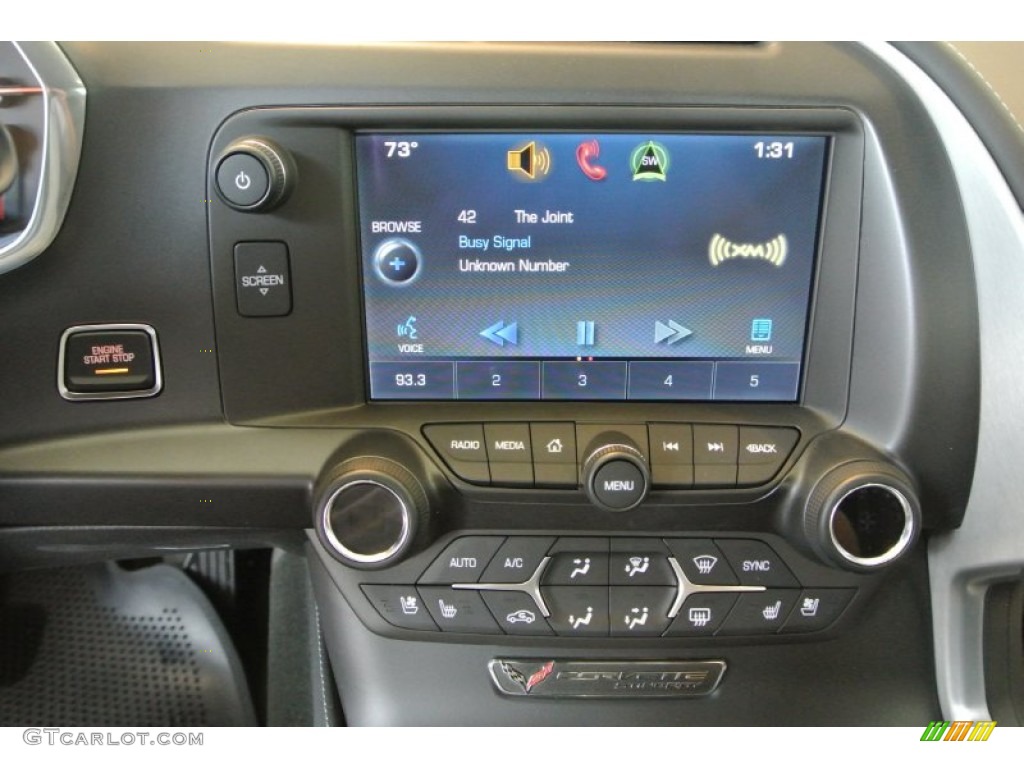 2014 Chevrolet Corvette Stingray Convertible Z51 Controls Photo #93687569