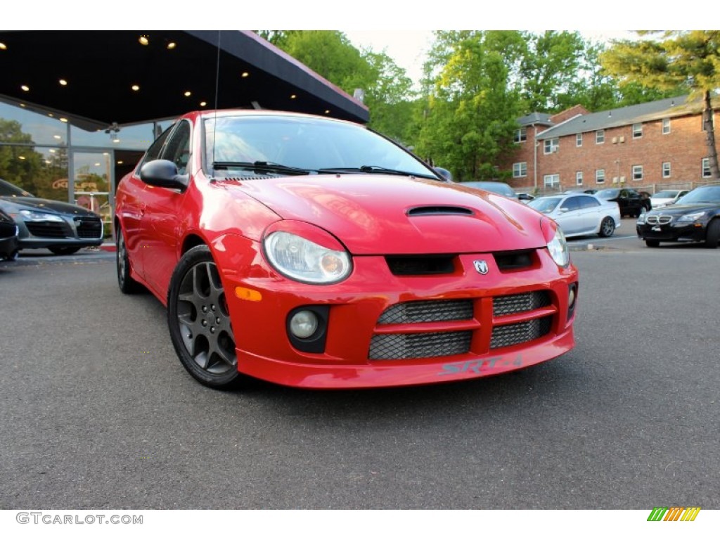 2004 Neon SRT-4 - Flame Red / Dark Slate Gray photo #1