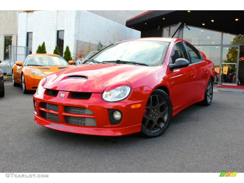 2004 Neon SRT-4 - Flame Red / Dark Slate Gray photo #3