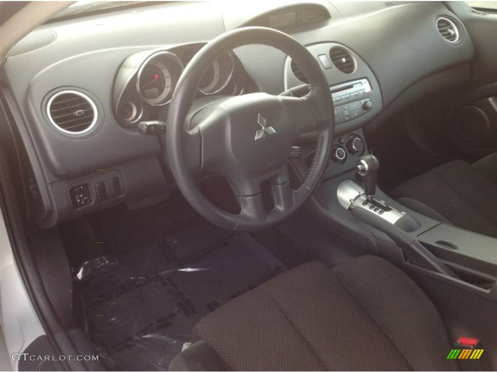 2008 Eclipse GS Coupe - Liquid Silver Metallic / Dark Charcoal photo #9