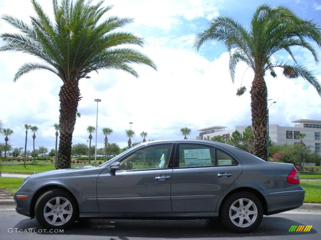 2008 E 320 BlueTEC Sedan - Flint Grey Metallic / Cashmere photo #1