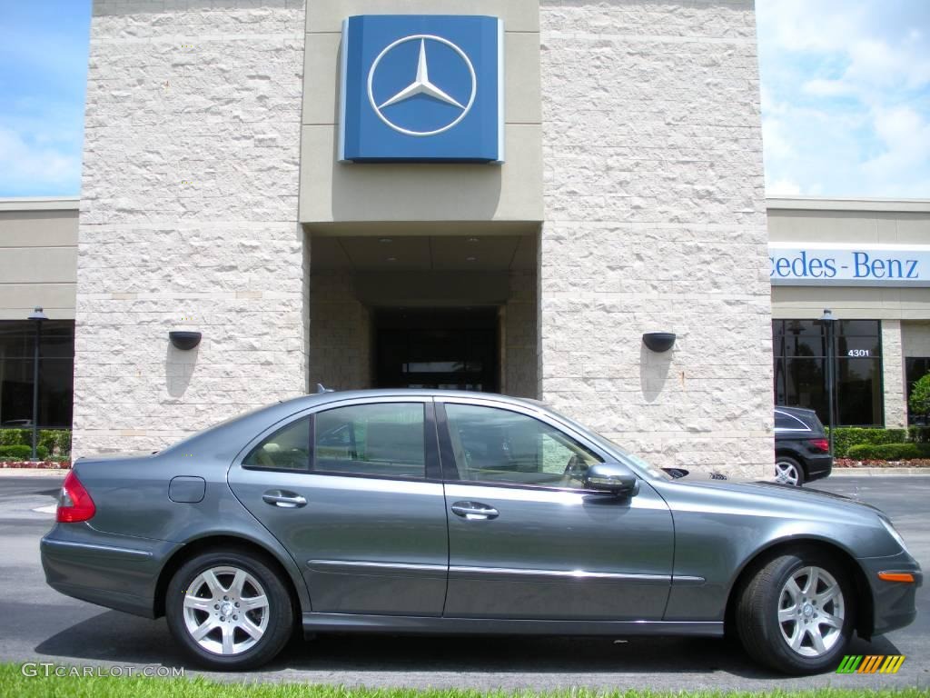 2008 E 320 BlueTEC Sedan - Flint Grey Metallic / Cashmere photo #5