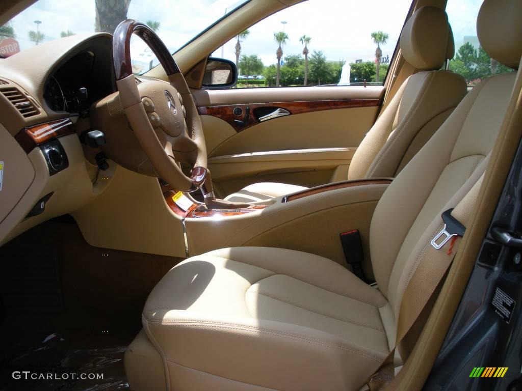 2008 E 320 BlueTEC Sedan - Flint Grey Metallic / Cashmere photo #12