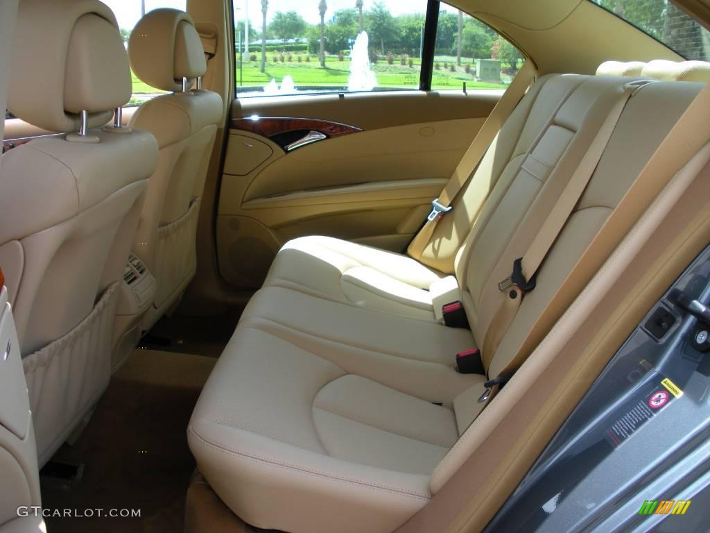 2008 E 320 BlueTEC Sedan - Flint Grey Metallic / Cashmere photo #14