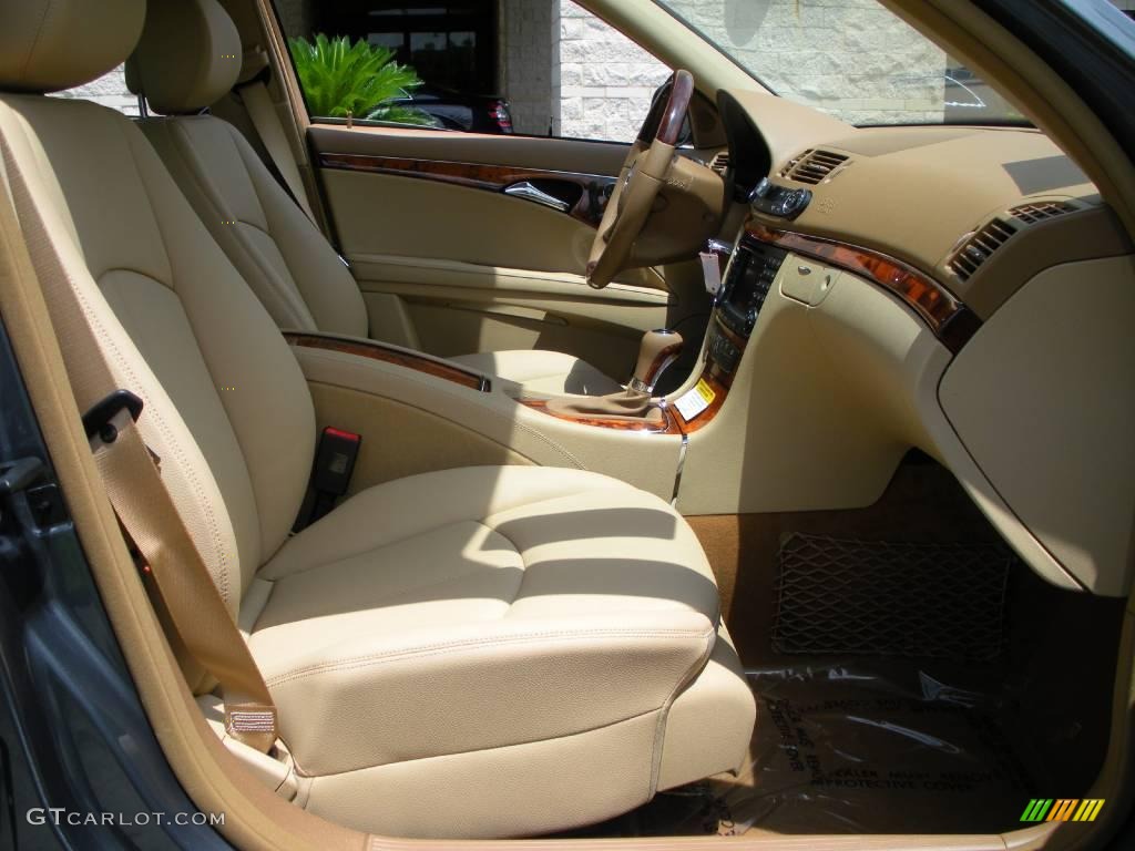 2008 E 320 BlueTEC Sedan - Flint Grey Metallic / Cashmere photo #16