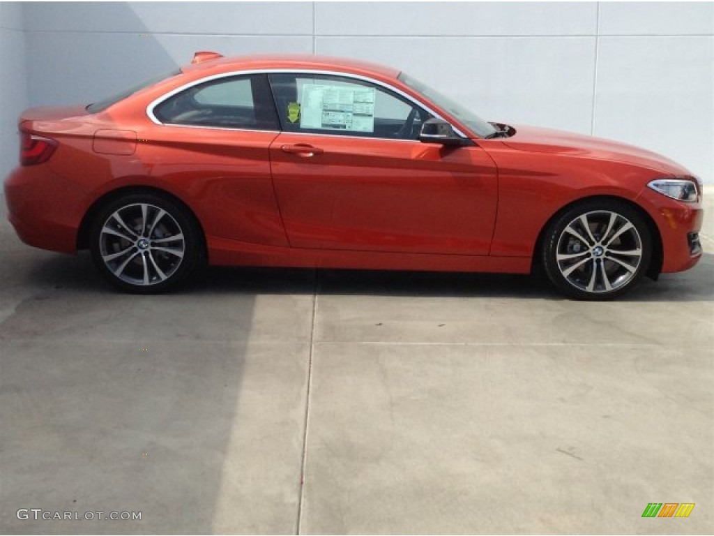Valencia Orange Metallic 2014 BMW 2 Series 228i Coupe Exterior Photo #93694808