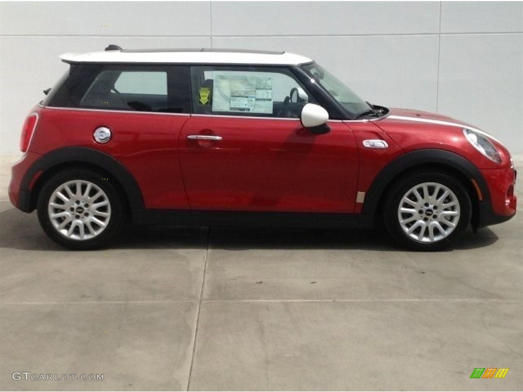 Blazing Red Metallic 2014 Mini Cooper S Hardtop Exterior Photo #93694979